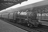 Photo R3 44767 on the 12:30 Liverpool Express to Bradford and Leeds.  Express to Rochdale then semi fast, 11th January 1960.  RS Greenwood